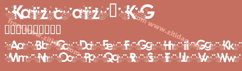 Katzcatz-KG字体预览