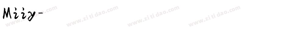 Miiy字体转换