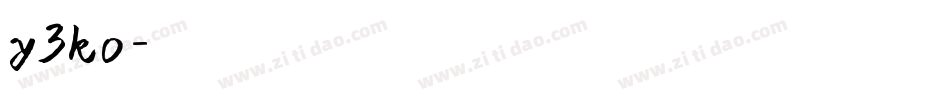 y3ko字体转换
