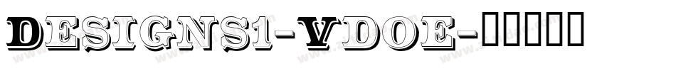 Designs1-Vdoe字体转换