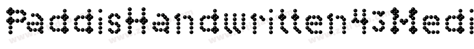 PaddisHandwritten43Medium-x4em字体转换