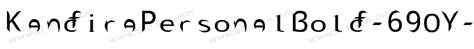 KandiraPersonalBold-69OY字体转换