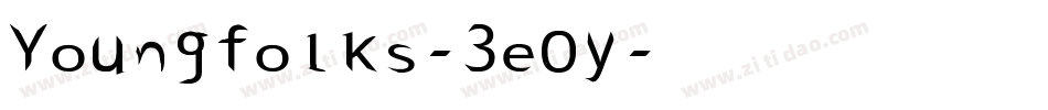 Youngfolks-3eOy字体转换