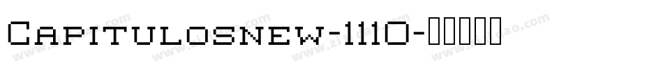 Capitulosnew-1110字体转换