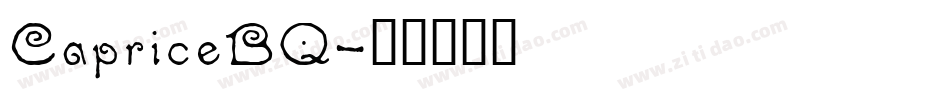 CapriceBQ字体转换