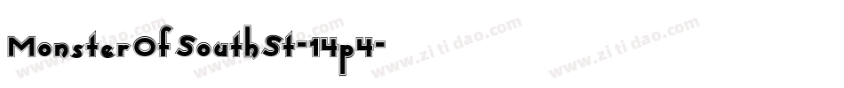 MonsterOfSouthSt-14p4字体转换