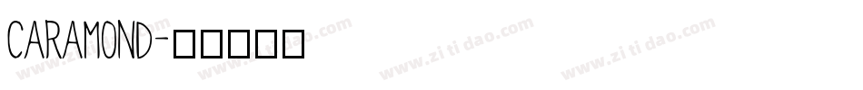CARAMOND字体转换