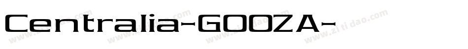 Centralia-GOOZA字体转换
