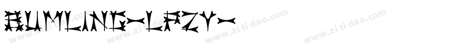 Bumling-lPZy字体转换 Bumling-lPZy字体转换