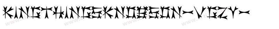 KingthingsKnobson-vgZy字体转换