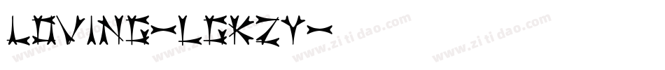 Loving-lgKZy字体转换