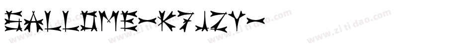 Sallome-K7JZy字体转换