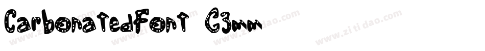 CarbonatedFont-G3mm字体转换
