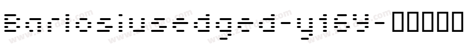 Barlosiusedged-y16Y字体转换