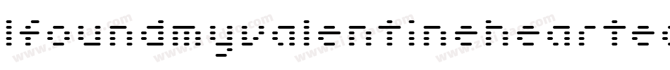 Ifoundmyvalentinehearted-j03y字体转换