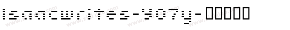 Isaacwrites-Y07y字体转换