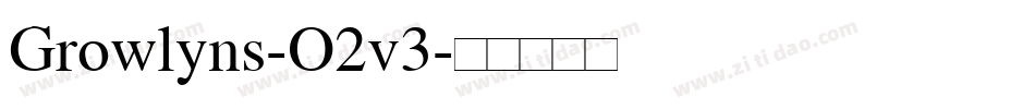 Growlyns-O2v3字体转换