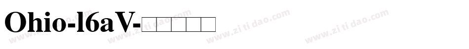 Ohio-l6aV字体转换