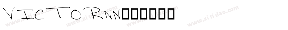 VICTORNN字体转换