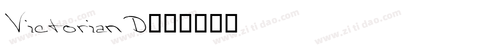 VictorianD字体转换