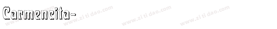 Carmencita字体转换