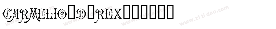 Carmelio-d9rex字体转换