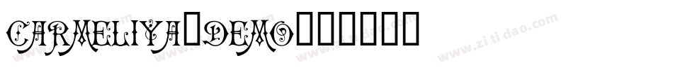 Carmeliya_demo字体转换