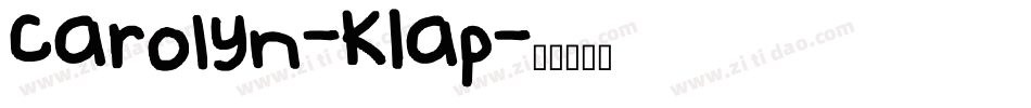 Carolyn-K1ap字体转换