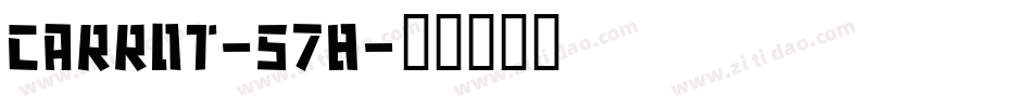 Carrot-578字体转换