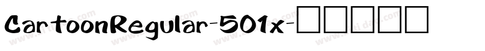 CartoonRegular-5O1x字体转换