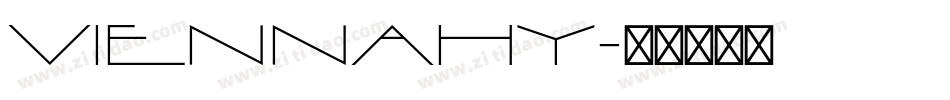 VIENNAHY字体转换