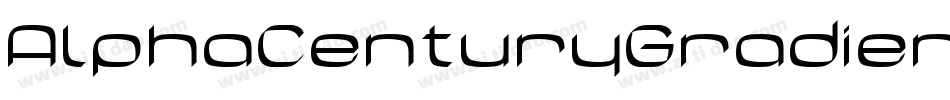 AlphaCenturyGradient-X3AJg字体转换