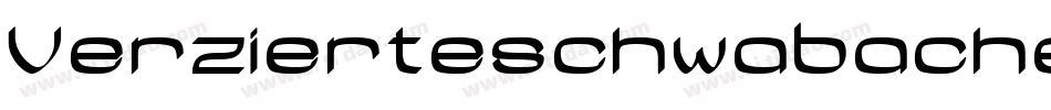 Verzierteschwabacher-OVmd字体转换