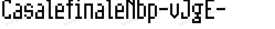 CasalefinaleNbp-vJgE字体转换