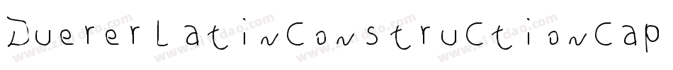 Duererlatinconstructioncapitals-jrXy字体转换