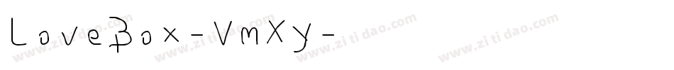 LoveBox-VmXy字体转换