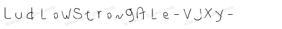 LudlowStrongAle-VJXy字体转换