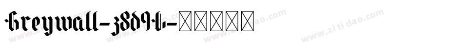 Greywall-z8d9L字体转换