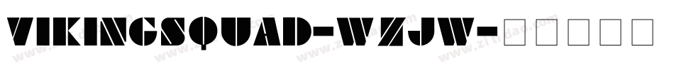 VikingSquad-wzjw字体转换