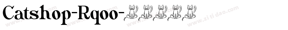 Catshop-Rqoo字体转换