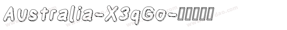 Australia-X3qGo字体转换