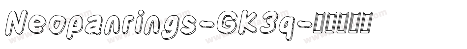 Neopanrings-GK3q字体转换