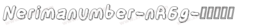 Nerimanumber-nR6g字体转换