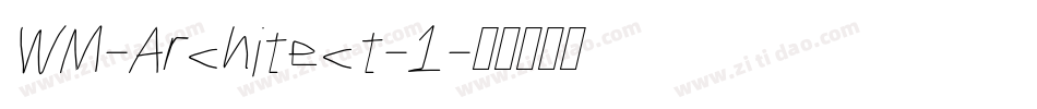 WM-Architect-1字体转换