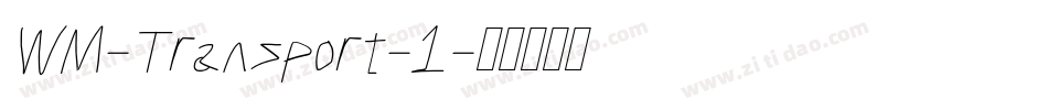 WM-Transport-1字体转换