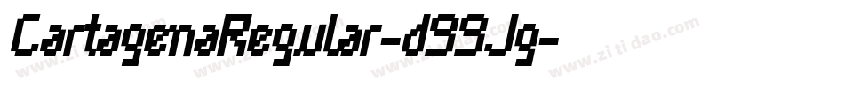 CartagenaRegular-d99Jg字体转换