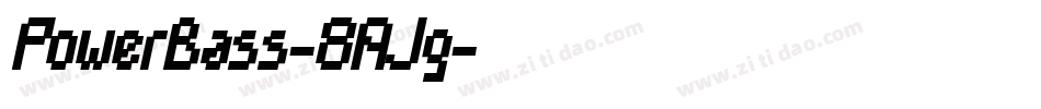 PowerBass-8AJg字体转换