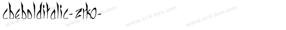 CbeBoldItalic-zRK0字体转换