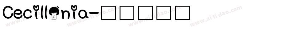 Cecillonia字体转换