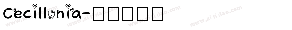 Cecillonia字体转换